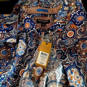 Mens Johnston & Murphy long sleeve dress shirt Size XL